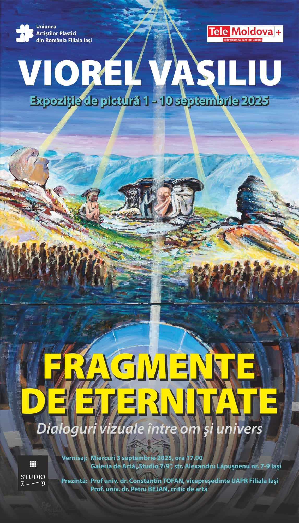 „Fragmente de eternitate. Dialoguri vizuale între om și univers”- Viorel Vasiliu 1 - UAPR Iasi 543097686 1270418241538241 518924970116311669 n - UAPR Iasi